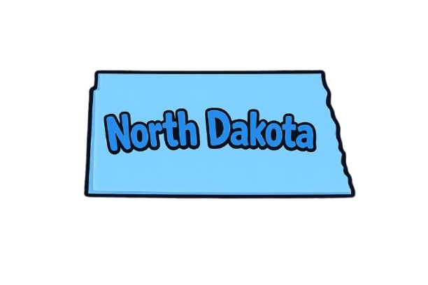 Map of North Dakota — explore local winter tales