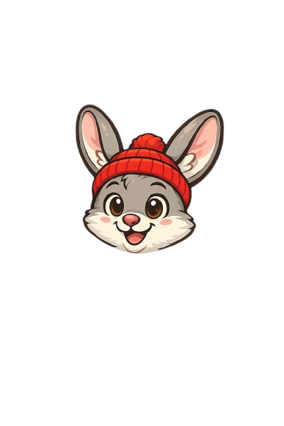 Lindo conejo de invierno, fauna de Dakota del Norte